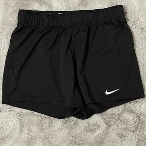 Nike Women’s Dri-Fit Athletic Shorts, Black, Size Medium